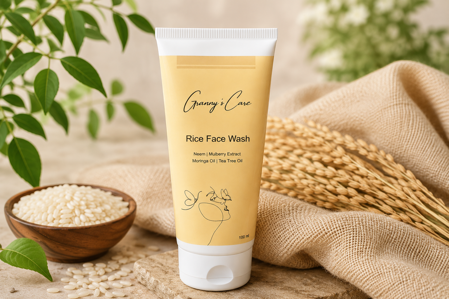 rice face wash