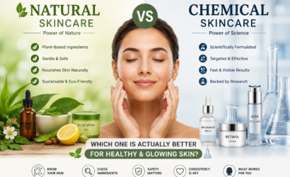 natural vs chemical skincare