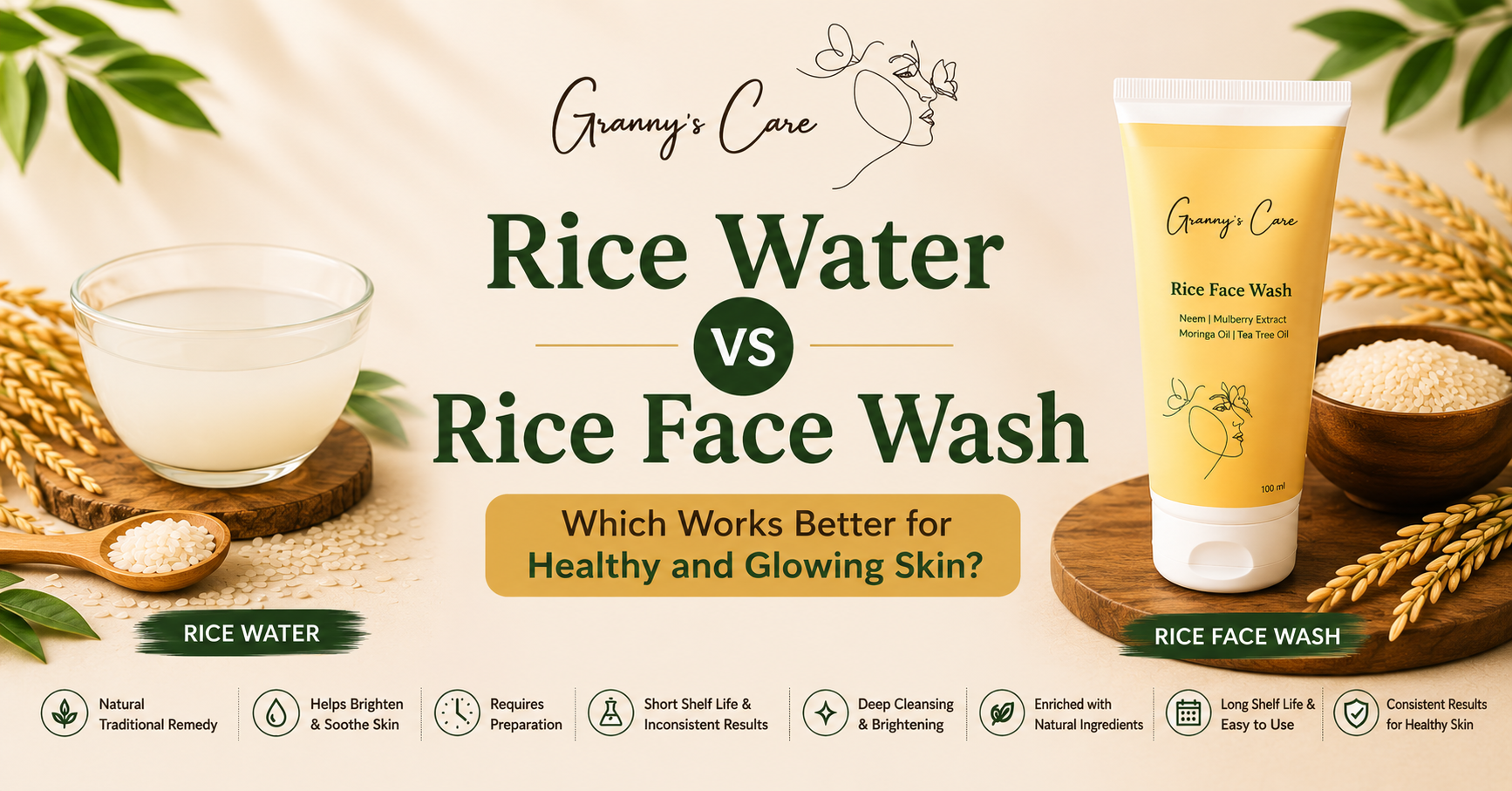 rice water vs rice face wash