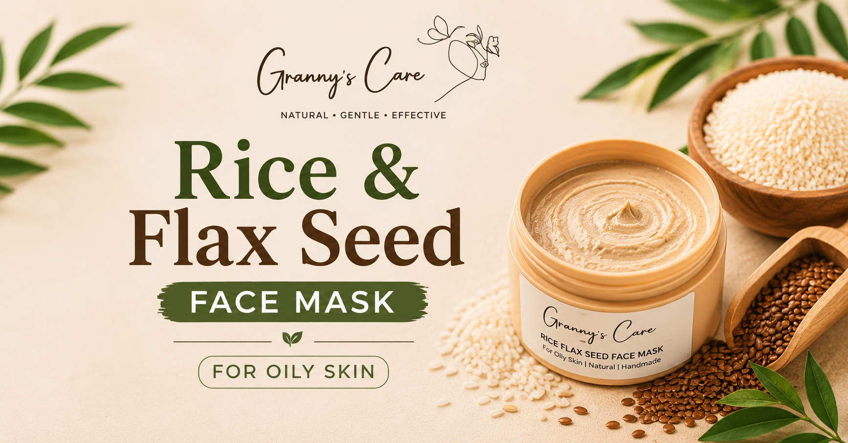 flax seed face mask