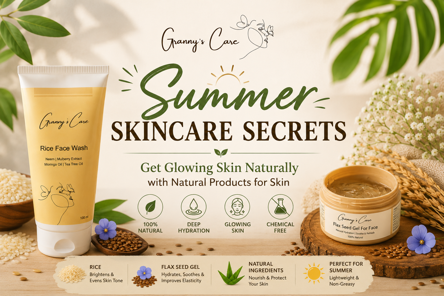 Natural products for skin