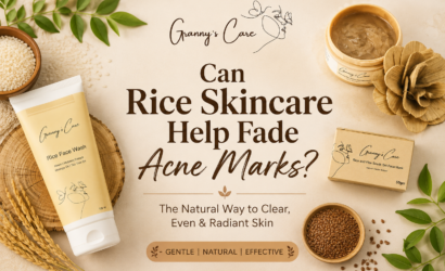 rice skincare help fade acne marks