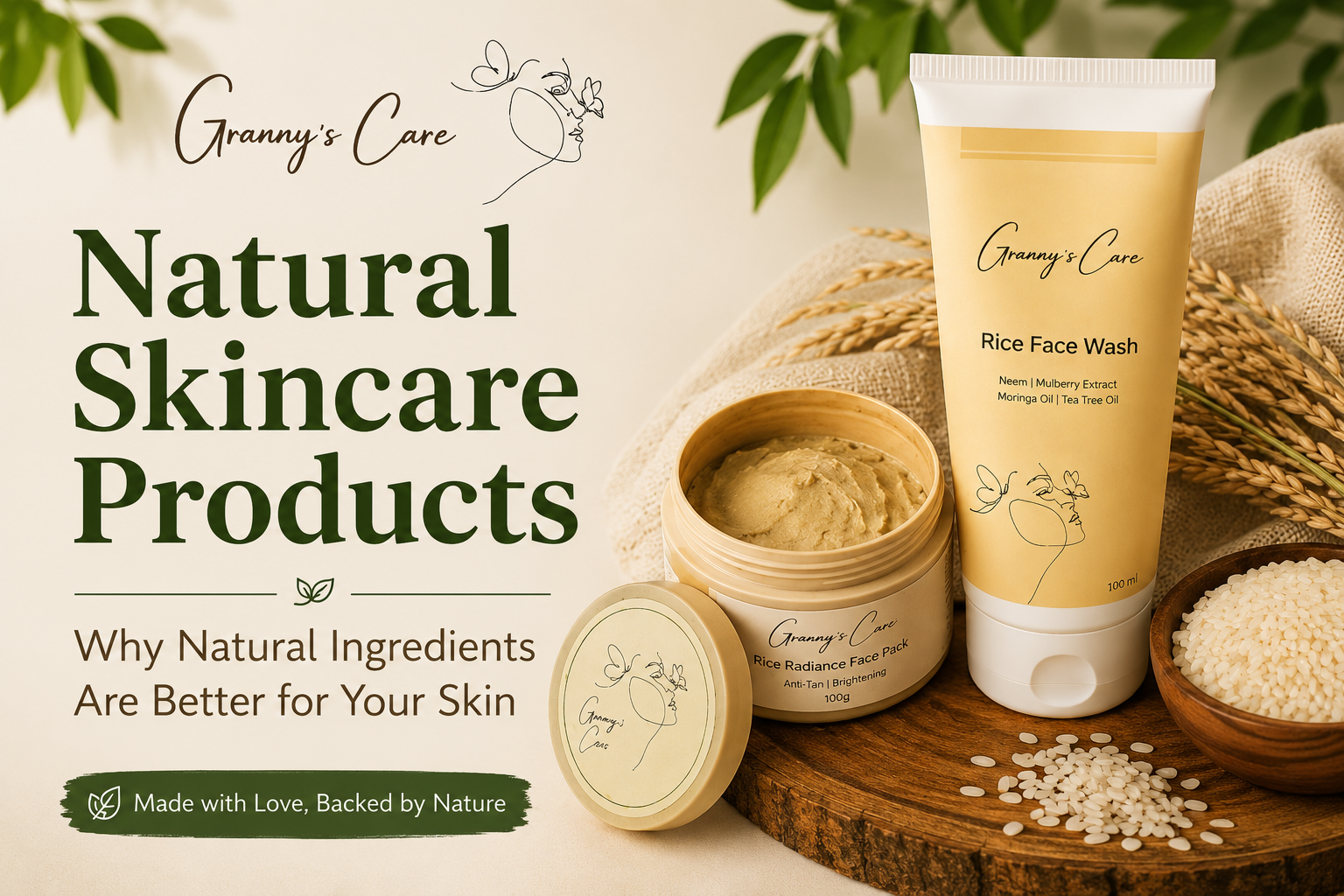 Natural skincare products