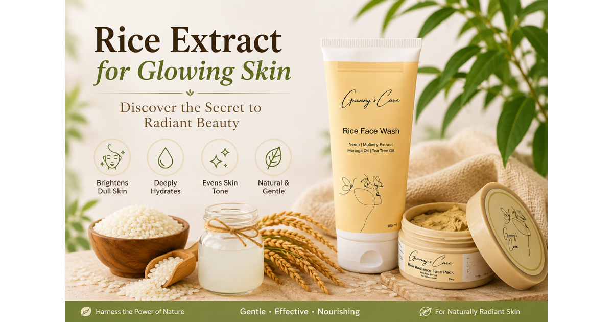 rice extract for glowing skin